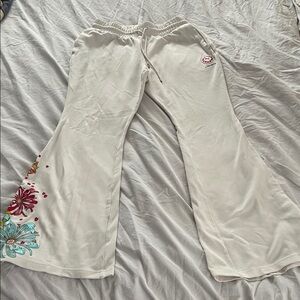 Puma Liberty White Flare Sweatpants